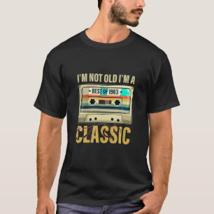 vintage Cassette i m not old i m a classic 1963 60 T-Shirt