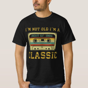 Vintage Cassette I'm Not Old I'm A Classic 1986 , T-Shirt