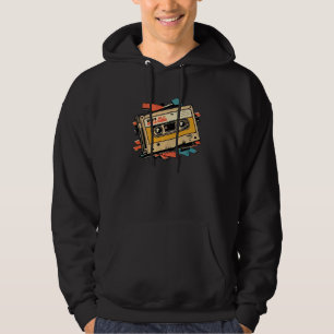 Vintage Cassette Synthesizer Acid Analogue Party R Hoodie