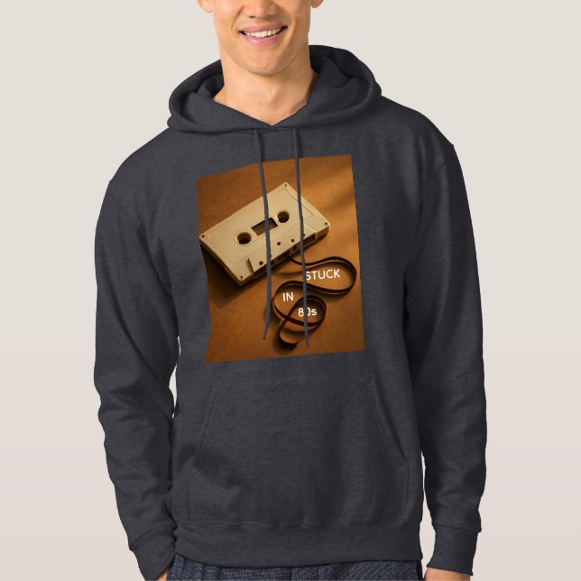 Vintage Cassette Tape – 80s Nostalgia Hoodie (Front)