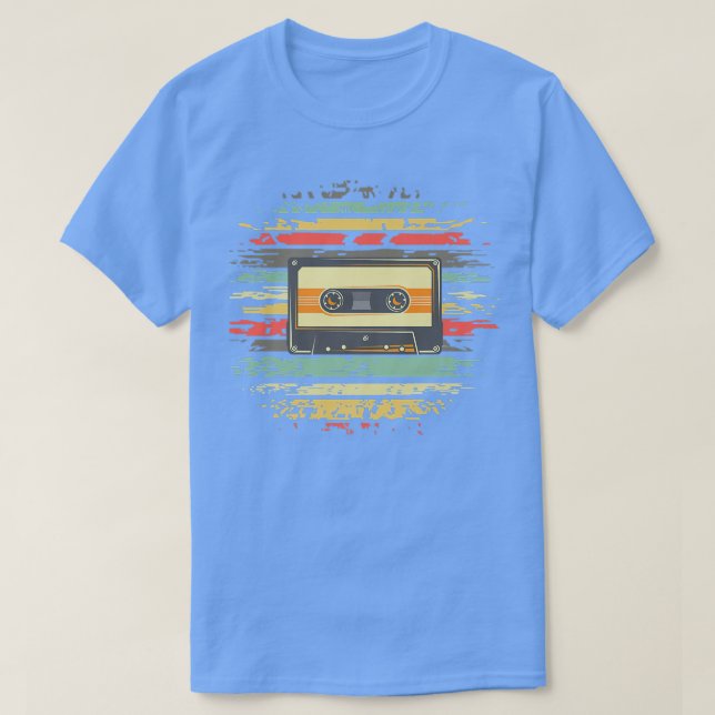 Vintage Cassette tape music lovers  T-Shirt (Design Front)