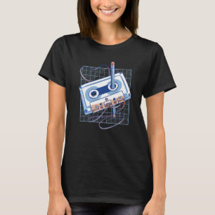 Vintage Cassette Tape Pencil 70's 80's 90's Music  T-Shirt