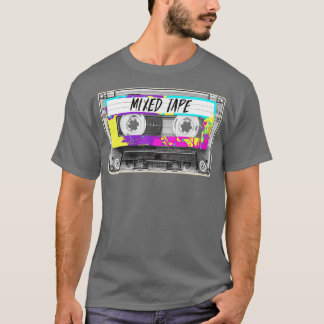 Vintage Cassette Tape Pencil 70's 80's 90's Music  T-Shirt