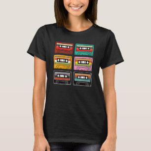 Vintage Cassette Tape  Retro 80s 90s Music Mixtape T-Shirt