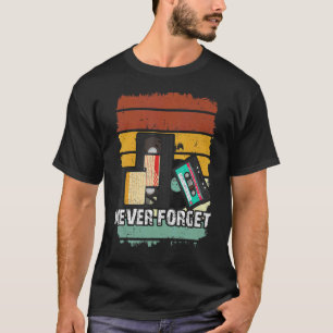 Vintage Cassette tapes Collection 80's 90's Music  T-Shirt