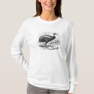 Vintage Cassowary Giant Australian Bird Template T-Shirt