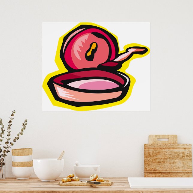 Vintage Cast Iron Griddle Retro Cooking Art  Poster (Creator Uploaded)