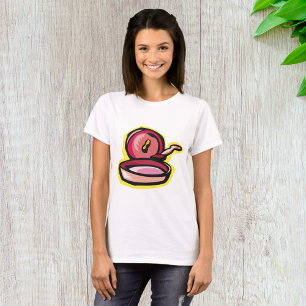 Vintage Cast Iron Griddle Retro Cooking Art T-Shirt