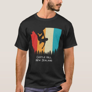 Vintage Castle Hill New Zealand Rock Climbing Boul T-Shirt