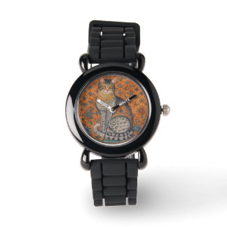 Vintage Cat, Cat Motif Art , Classic  Watch