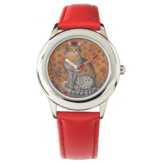 Vintage Cat, Cat Motif Art , Classic  Watch