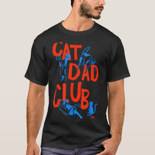 Vintage Cat Dad Club Life Is Better With Cats Funn T-Shirt