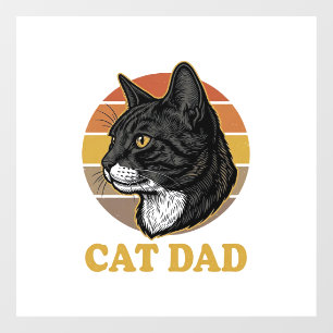 Vintage Cat Dad Retro Cat Lover Shirt Design_1