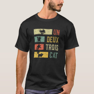 Vintage Cat For Cat Un Deux Rois Cat T-Shirt
