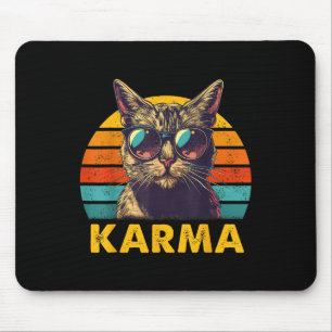 Vintage Cat Music Gifts For Teens Girls Kids Women Mouse Pad