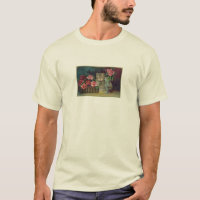 Vintage Cat Postcard T-shirt
