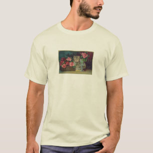 Vintage Cat Postcard T-shirt