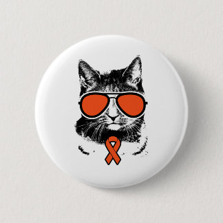 Vintage Cat Rsd Crps Awareness 6 Cm Round Badge
