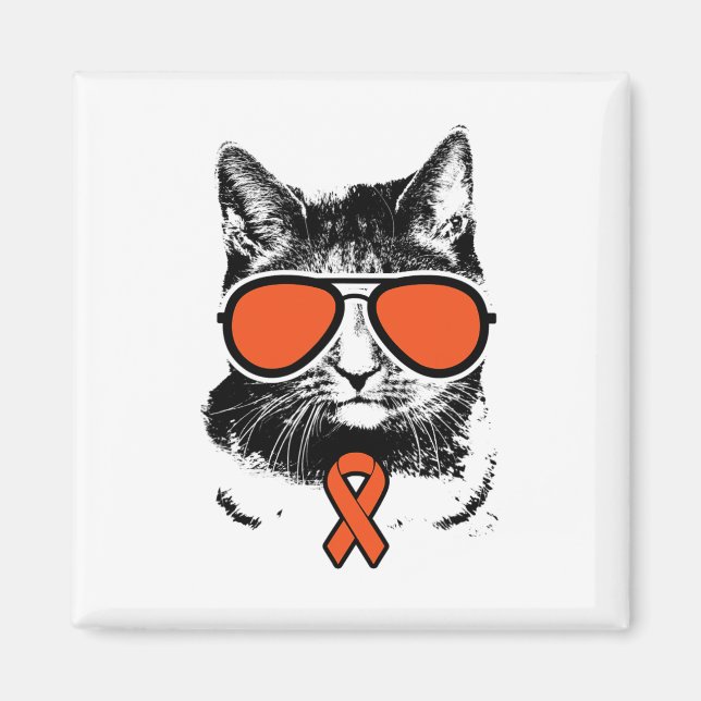 Vintage Cat Rsd Crps Awareness  Magnet (Front)