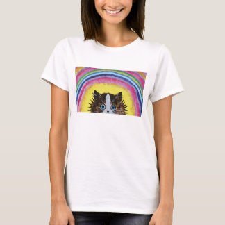 Vintage Cat Show Postcard Louis Wain Illustration  T-Shirt