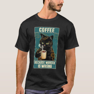 Vintage Cat Tattoo And Cats Love The Bitter Taste T-Shirt