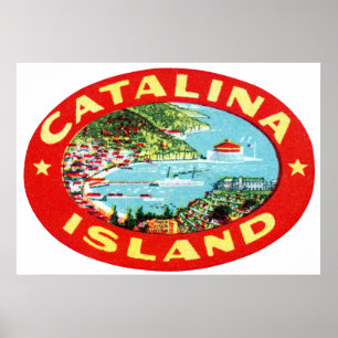 Vintage Catalina Island California Poster