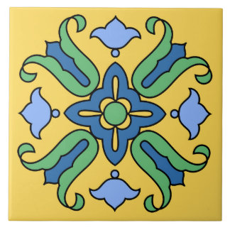 Vintage Catalina Island Ceramic Tile Design