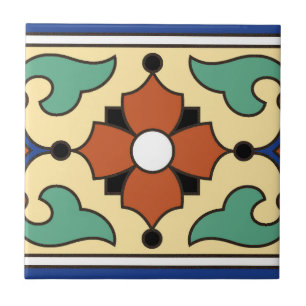 Vintage Catalina Island Ceramic Tile Design