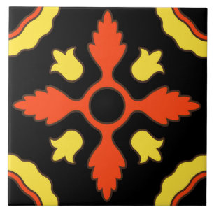 Vintage Catalina Island Ceramic Tile Design