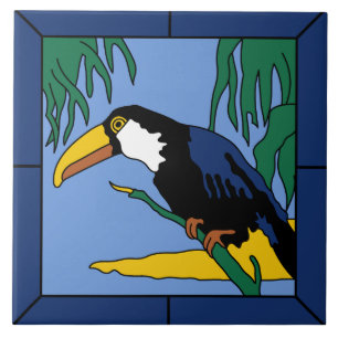 Vintage Catalina Island Toucan Tile
