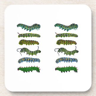 Vintage Caterpillar Illustration Mug  Coaster