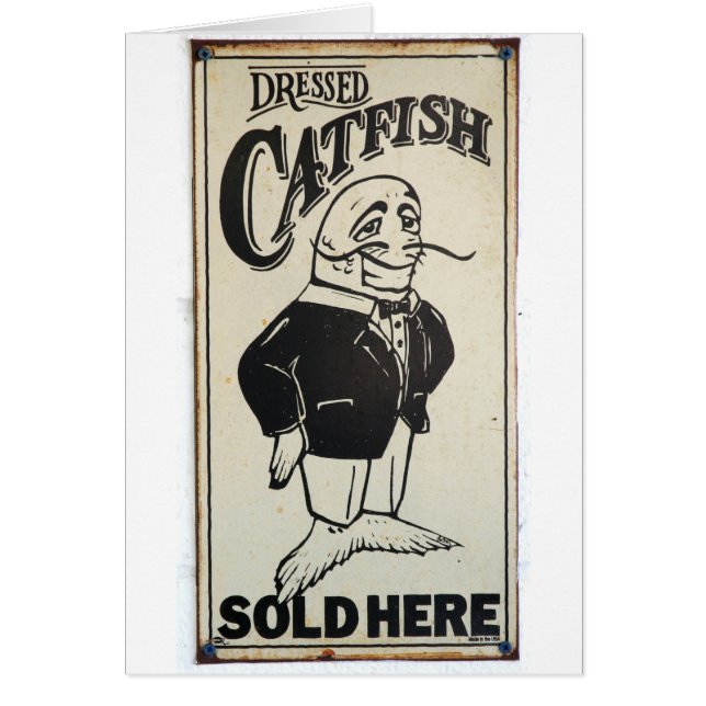 Vintage Catfish Sign (Front)