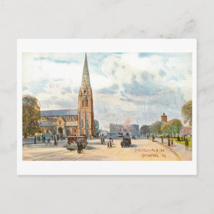 Vintage Cathedral Square, Christchurch Postcard