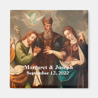 Vintage Catholic Personalised Wedding Favours