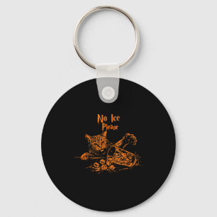Vintage cats humor ice funny cat meme men women key ring