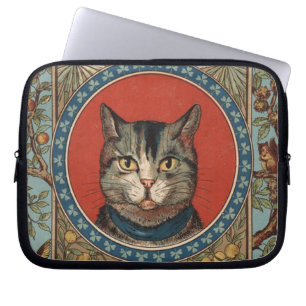 Vintage Cat's Life for Kitty Cat Classic Laptop Sleeve