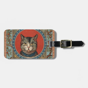 Vintage Cat's Life for Kitty Cat Classic Luggage Tag