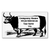 Vintage Cattle Rancher Beef Cow