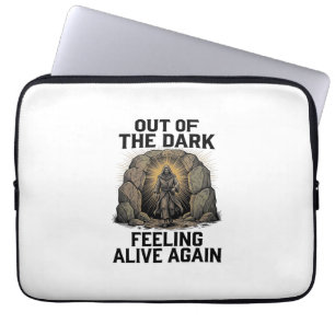 Vintage Cave Revival Engraving Shirt Design_1 Laptop Sleeve