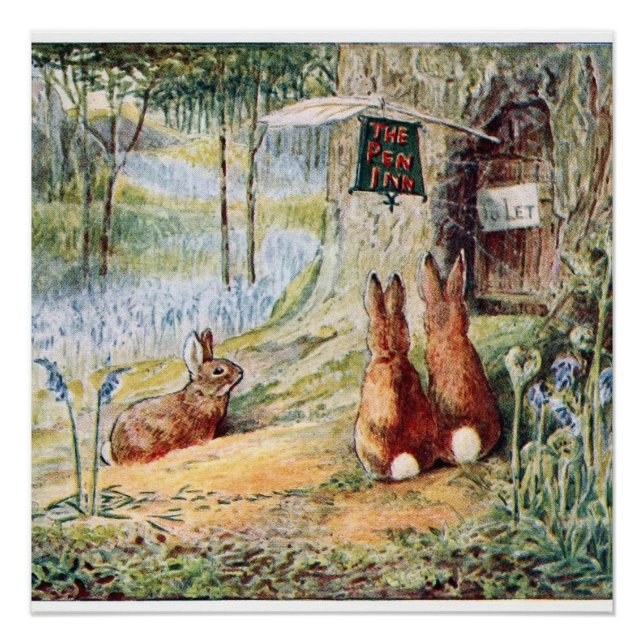 Vintage Cecily Parsley's Nursery Rhymes Poster (Front)