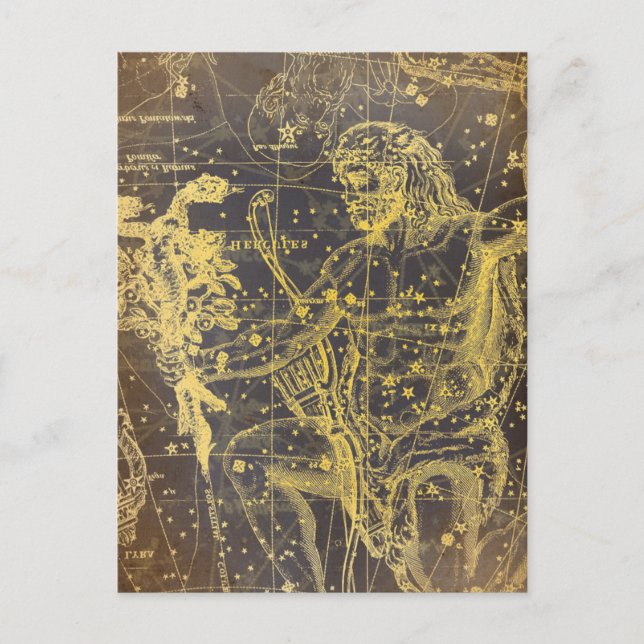 Vintage Celesstial Archer  Postcard (Front)