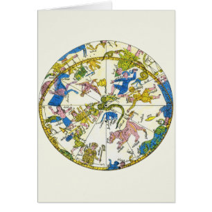 Vintage Celestial, Arabic Sphere, Constellations