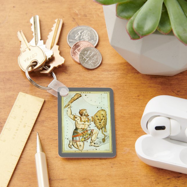 Vintage Celestial Astronomy, Orion Constellation Key Ring (Desk)