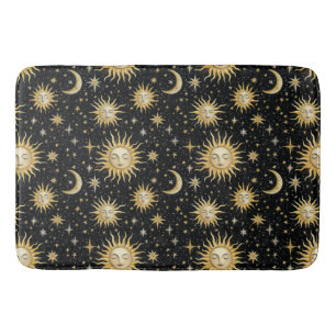 Vintage Celestial Bath Mat