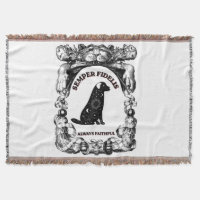 Vintage Celestial dog poster Semper Fidelis