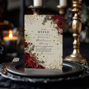 Vintage Celestial Gothic Halloween Invitation