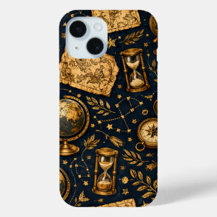 Vintage Celestial Map & Astronomy Pattern iPhone 15 Case