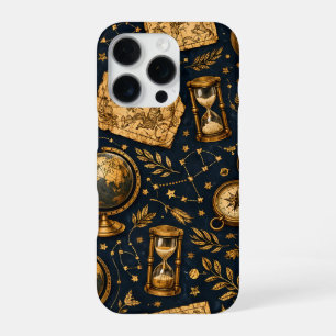 Vintage Celestial Map & Astronomy Pattern iPhone 16 Pro Case