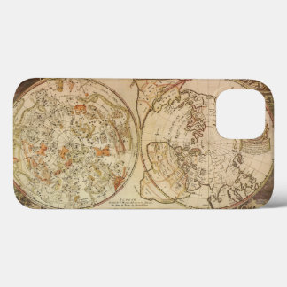 Vintage Celestial Planisphere Map by Joseph Moxon iPhone 13 Case