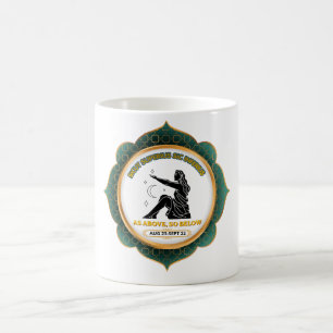 Vintage Celestial Virgo Zodiac Poster Coffee Mug